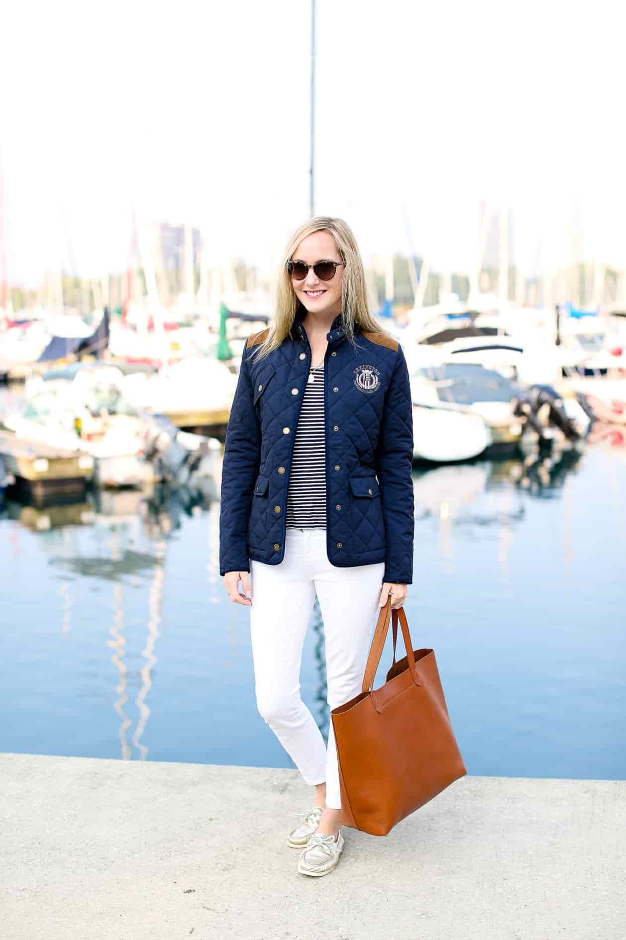 Lexington Navy Quilted Jacket-104