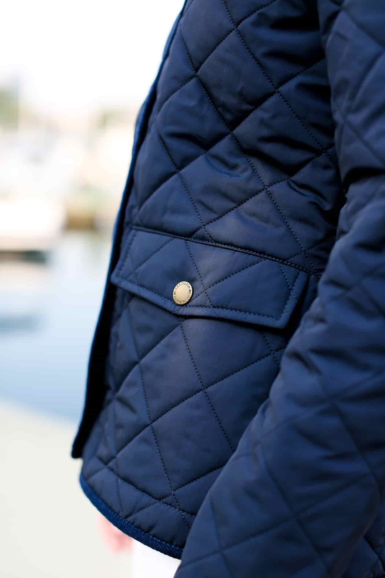 Lexington Navy Quilted Jacket-136