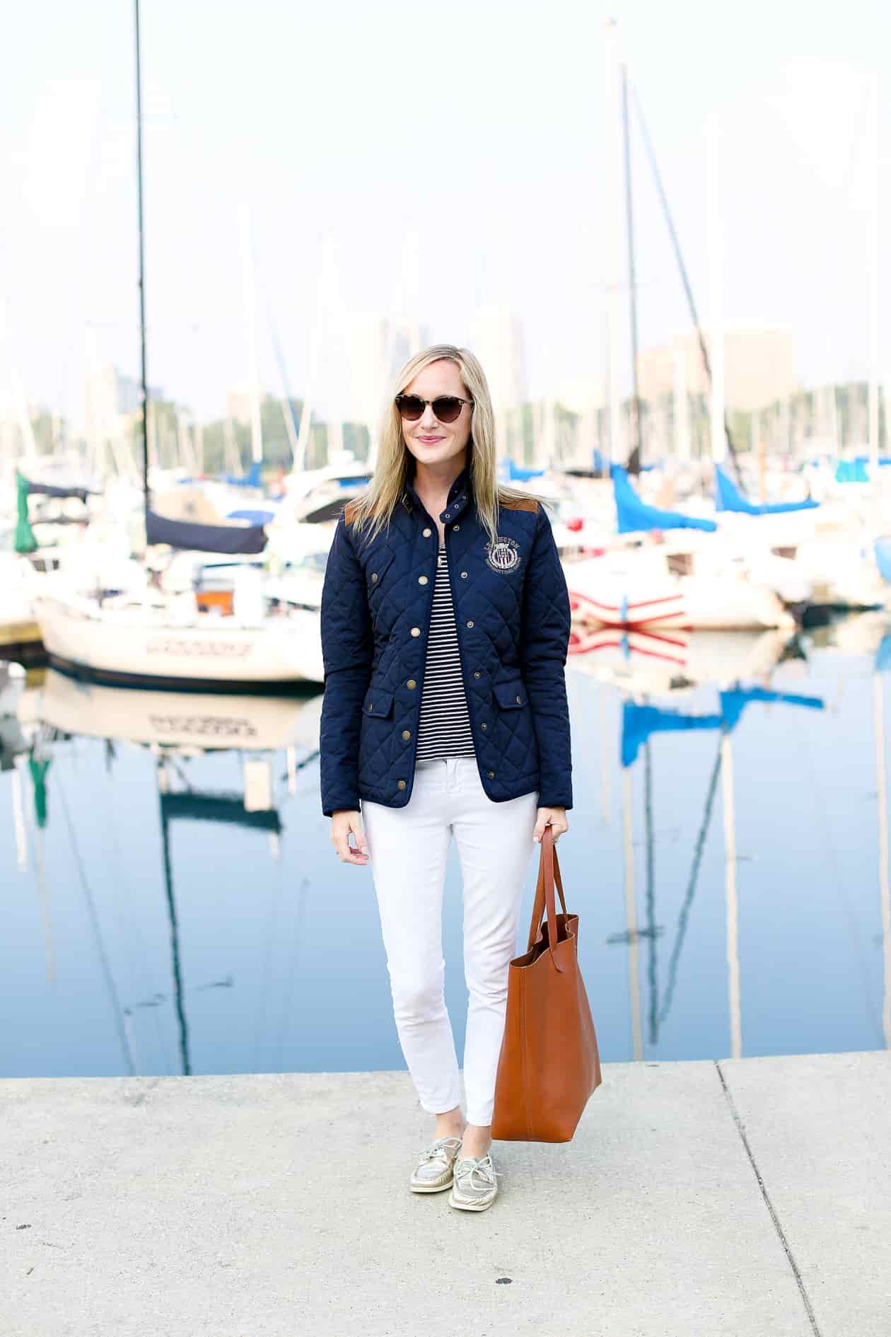 Lexington Navy Quilted Jacket-2