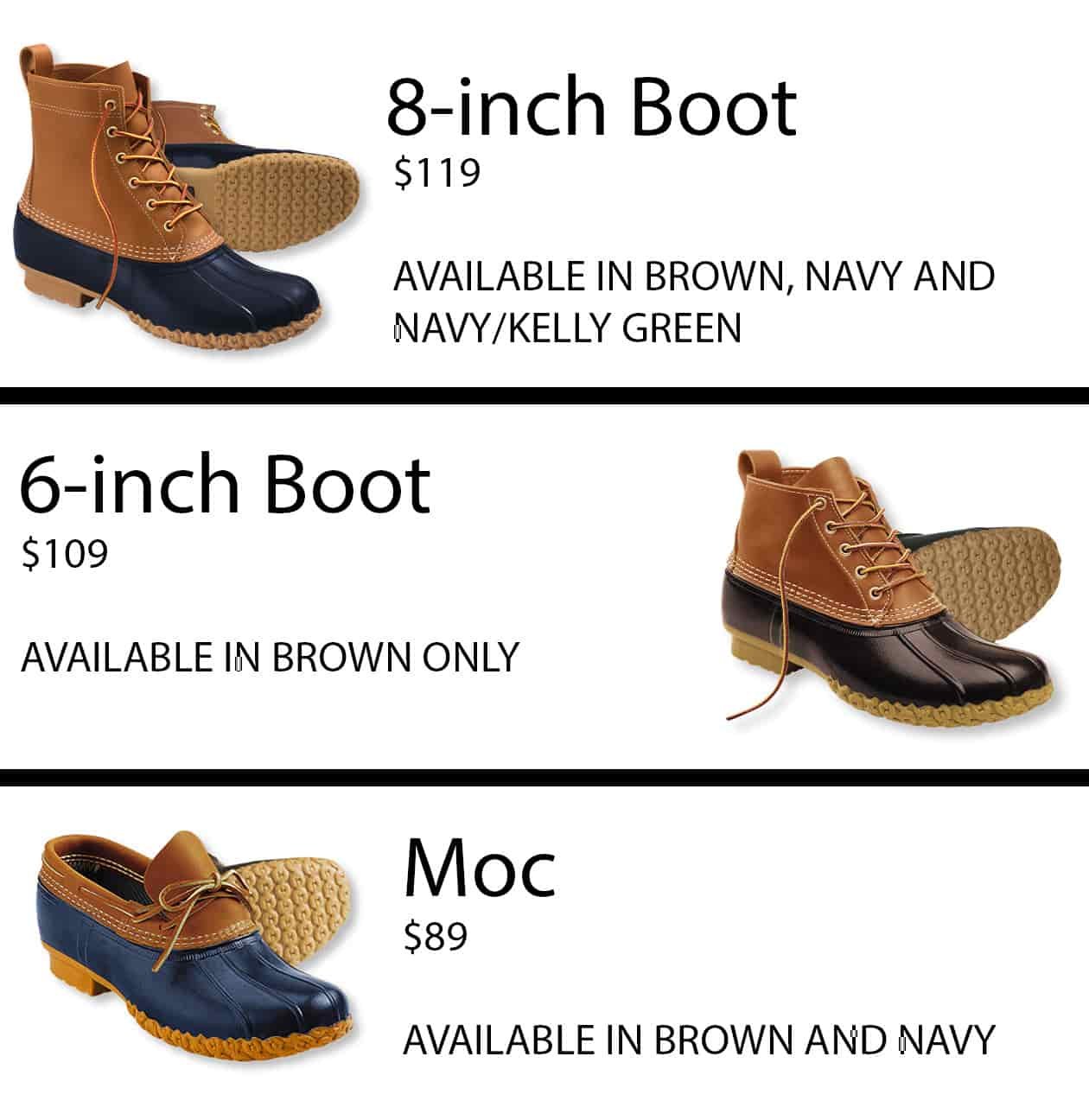 tips for buying bean boots