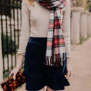 10+ Velvet Skirts for the Holidays