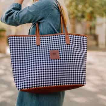 Gingham Tote