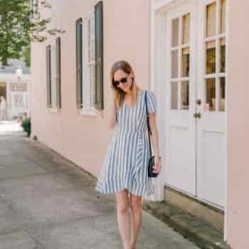Striped Ruffle Dress