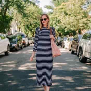 Striped 1901 Midi Dress + New $100 Giveaway