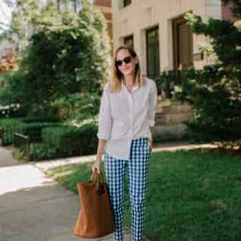 Gingham Pants