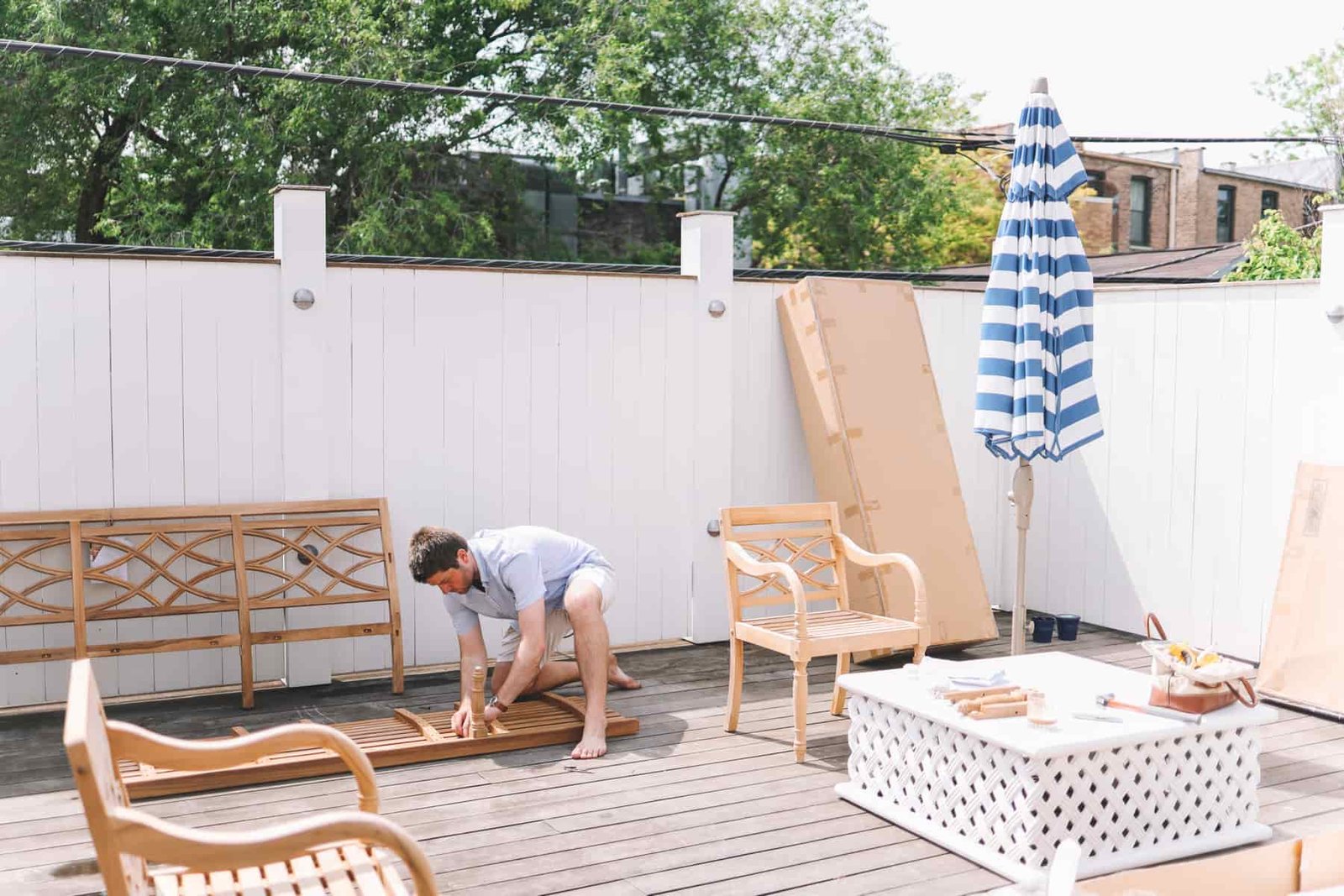 Preppy Deck in Progress by Mitch Larkin