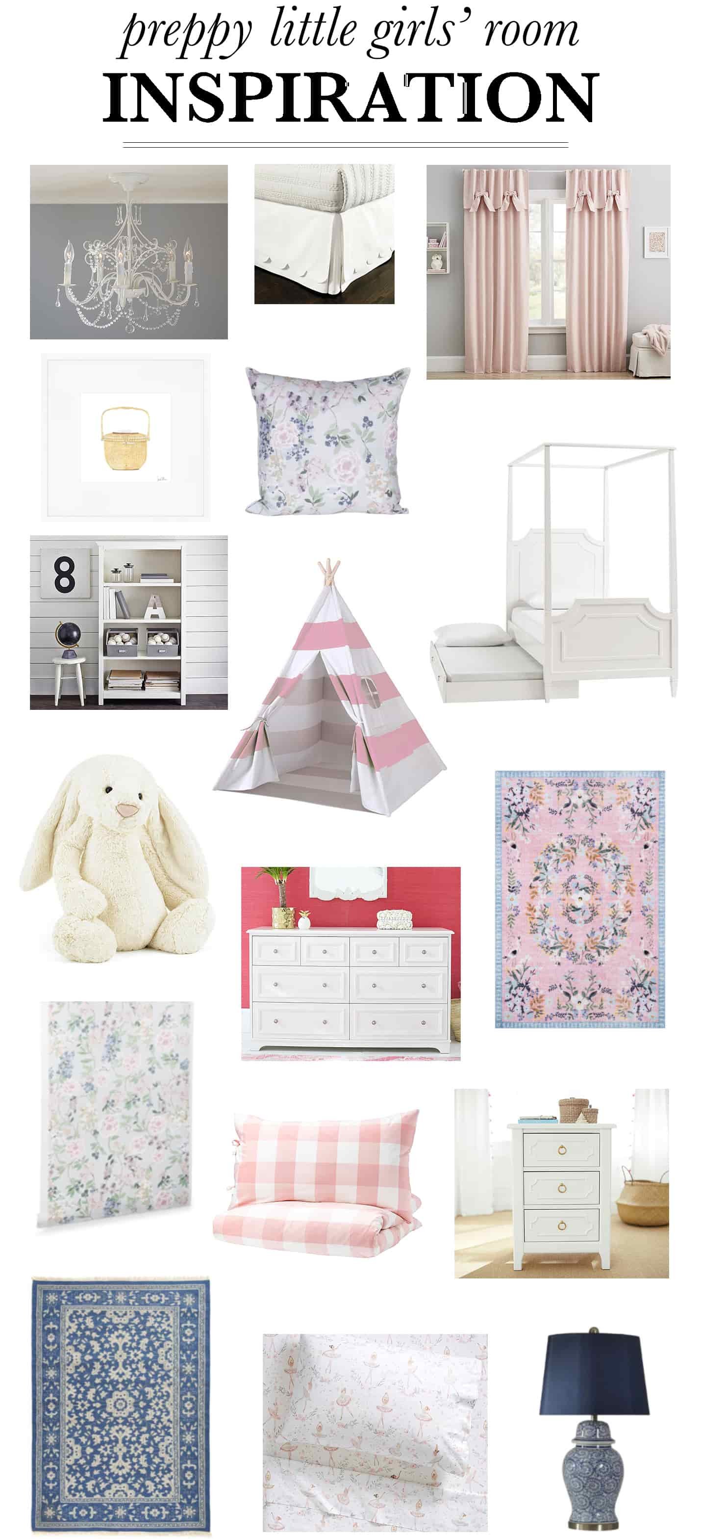 Preppy Little Girls' Room Ideas