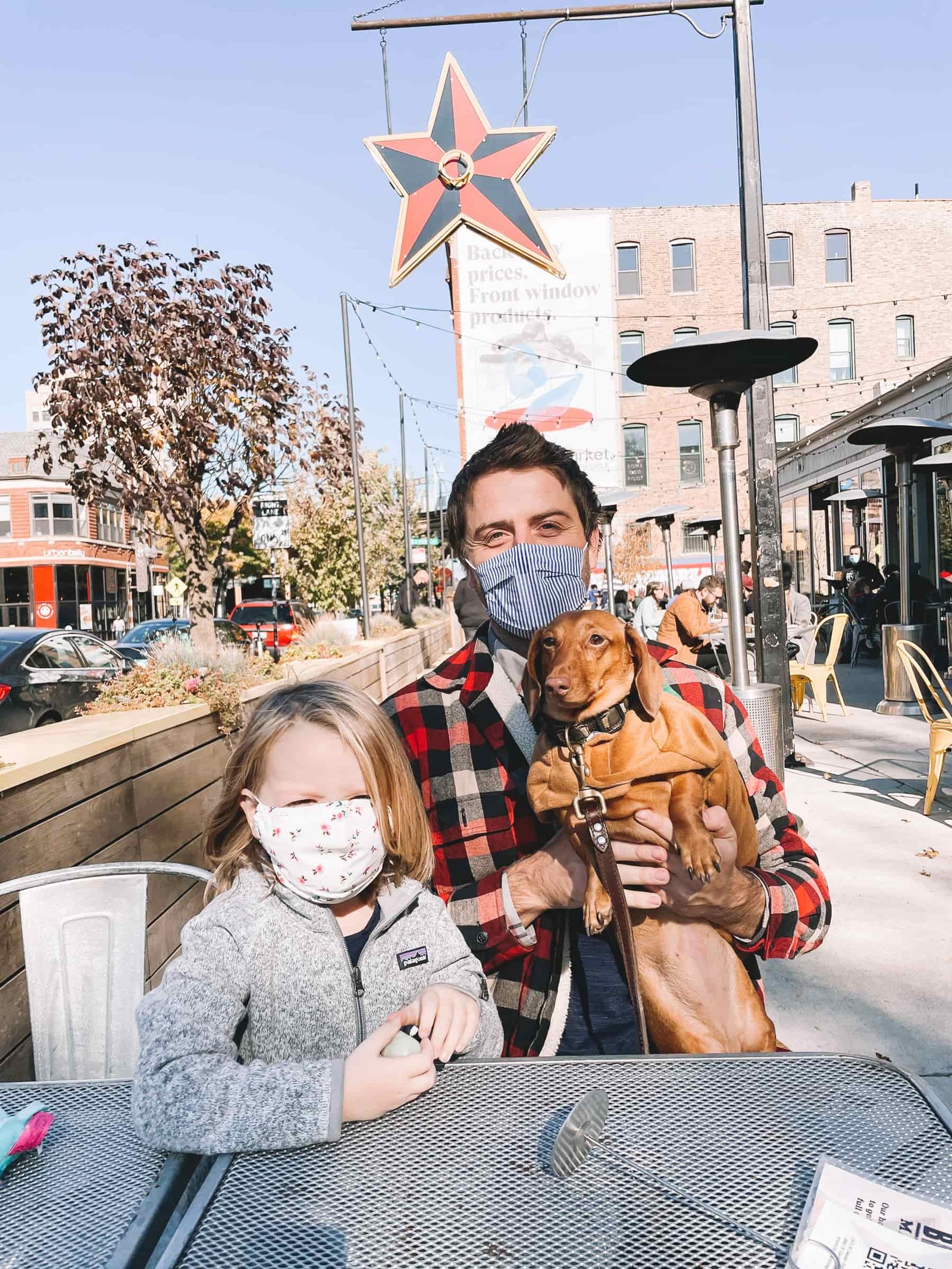 family and dachshund family and dachshund