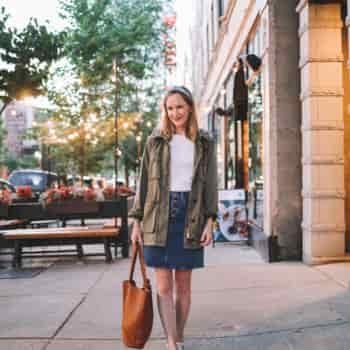 Classic Denim Skirt
