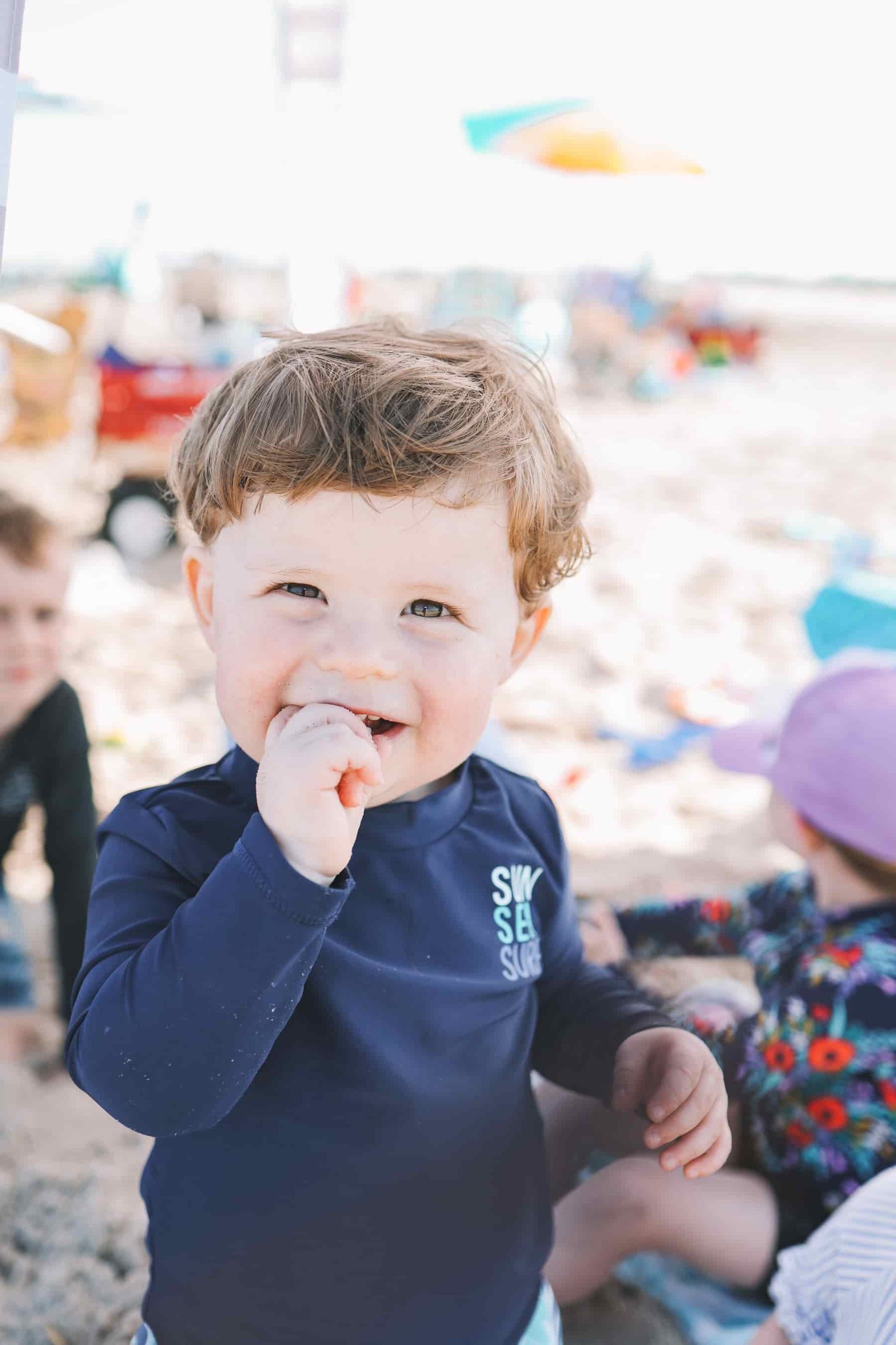 toddler at the beach toddler at the beach