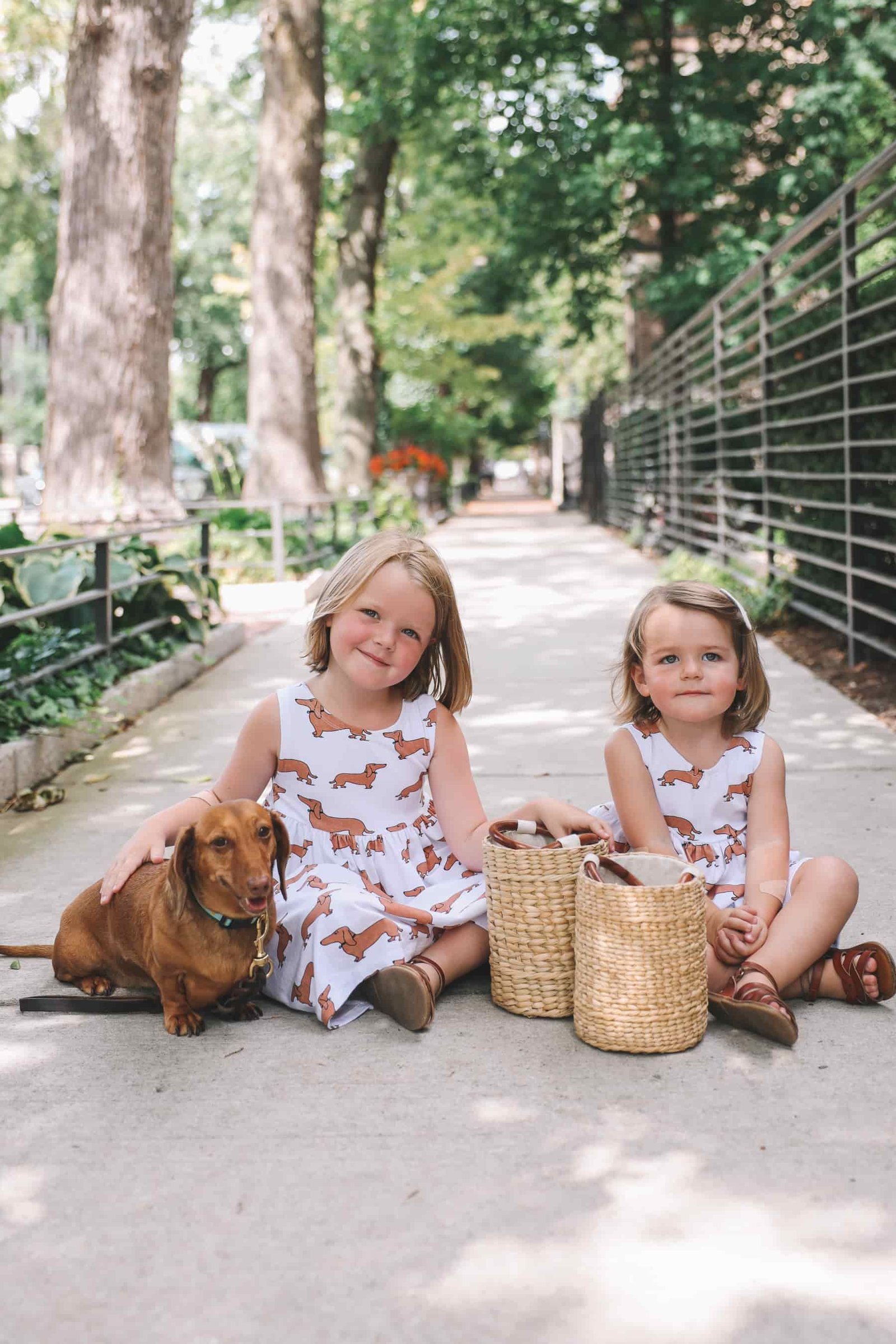 Little Girls Dachshund Dresses Little Girls Dachshund Dresses