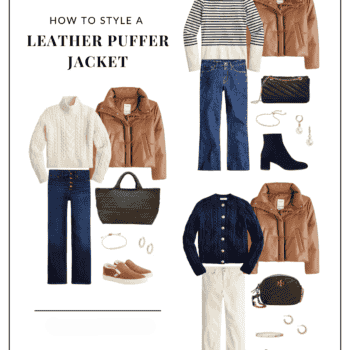 How to Style a Leather Puffer Jacket